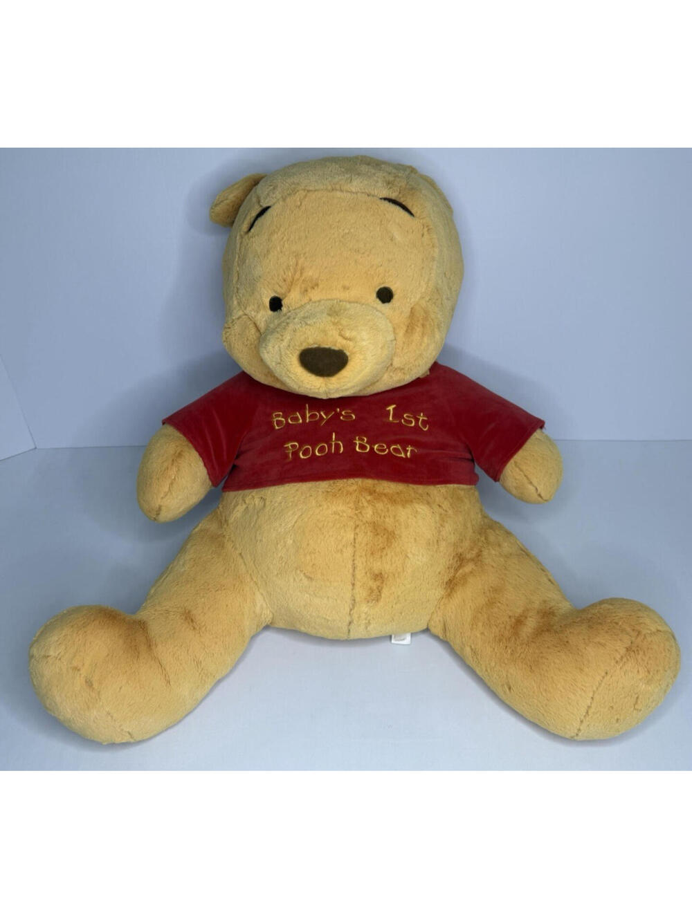DISNEY'S BABY Winnie The Pooh "Baby’s First Pooh Bear" Huge 22”Jumbo Plush RR